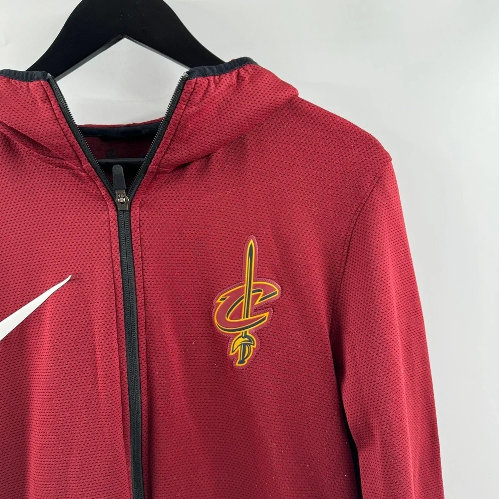 Nike Dri-FIT Cleveland Cavaliers Zip-Up Jacket – Size Small, Red (NBA) - Picture 2 of 9